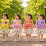 Sukienki DZIECIĘCA size 1-4 lat_ paczka 4szt _1 kolor 6403534