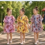 Sukienki DZIECIĘCA size 3-10 lat_ paczka 5szt _1 kolor 6403536