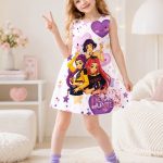 Sukienki DZIECIĘCA size 4-14 lat_ paczka 6szt _1 kolor 8804710