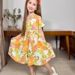 Sukienki DZIECIĘCA size 3-10 lat_ paczka 5szt _1 kolor 4436445