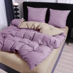 Komplet pościeli 100% bawełna Ma prześcieradło z gumką _ 4 Częściowy Rozmiar : 200/220cm 9173826