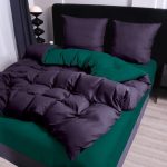 Komplet pościeli 100% bawełna Ma prześcieradło z gumką _ 4 Częściowy Rozmiar : 200/220cm 9173905