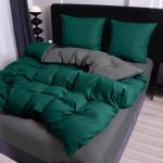 Komplet pościeli 100% bawełna Ma prześcieradło z gumką _ 4 Częściowy Rozmiar : 200/220cm 9173906