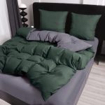 Komplet pościeli 100% bawełna  Ma prześcieradło z gumką _ 4 Częściowy  Rozmiar : 200/220cm 9173907