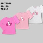 Bluzka DZIECIĘCA numer 98-128_ paczka 18szt _mix kolor 5399104