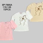 Bluzka DZIECIĘCA numer 116-146_ paczka 18szt _mix kolor 5399105