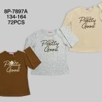 Bluzka DZIECIĘCA numer 134-164_ paczka 18szt _mix kolor 5399106