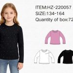 Bluzka DZIECIĘCA numer 134-164_ paczka 18szt _mix kolor 5399109