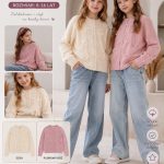 Swetry DZIECIĘCA size 8-16 lat_ paczka 10szt _mix kolor 8336305