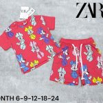 Komplety DZIECIĘCA size 6-24M_ paczka 5szt _1 kolor 3787694