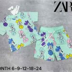 Komplety DZIECIĘCA size 6-24M_ paczka 5szt _1 kolor 3787696