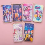 Portfel damski z nadrukiem KPOP kolorowy z zamkiem 6714184