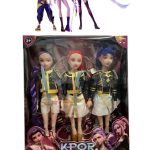 ZESTAW 3SZT LALKA K-POP Z DŹWIĘKIEM 6714196