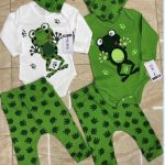 Komplety DZIECIĘCA size 3-9M_ paczka 4szt _1 kolor 7184472