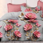 Komplet pościeli 5D „”” MILANO „” 100% satyna – bawełna 4 Częściowy Rozmiar : 200/220cm 7184564
