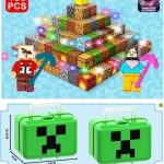 Klocki minecraft magnetyczny 100 elementów ledowe TNT Duże Pudełko 5544082