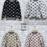 Swetry DZIECIĘCA size 4-14 lat_ paczka 18szt _mix kolor