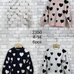 Swetry DZIECIĘCA size 4-14 lat_ paczka 18szt _mix kolor 9889371