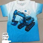 Bluzka DZIECIĘCA size 2-7 lat_ paczka 5szt _1 kolor