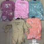 Komplety DZIECIĘCA size 6-24M_ paczka 4szt _1 kolor 8793593