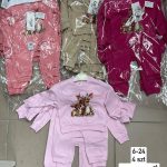 Komplety DZIECIĘCA size 6-24M_ paczka 4szt _1 kolor 8793598