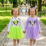 Sukienki DZIECIĘCA size 6-10 lat_ paczka 4szt _1 kolor 5067835