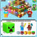 250 el + 5 fiegurki Klocki magnetyczne minecraft ledowe TNT Duże Pudełko 1008942
