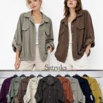 Koszule Damskie wloskie_ size uni_paczka 6szt_mix kolor 1627185