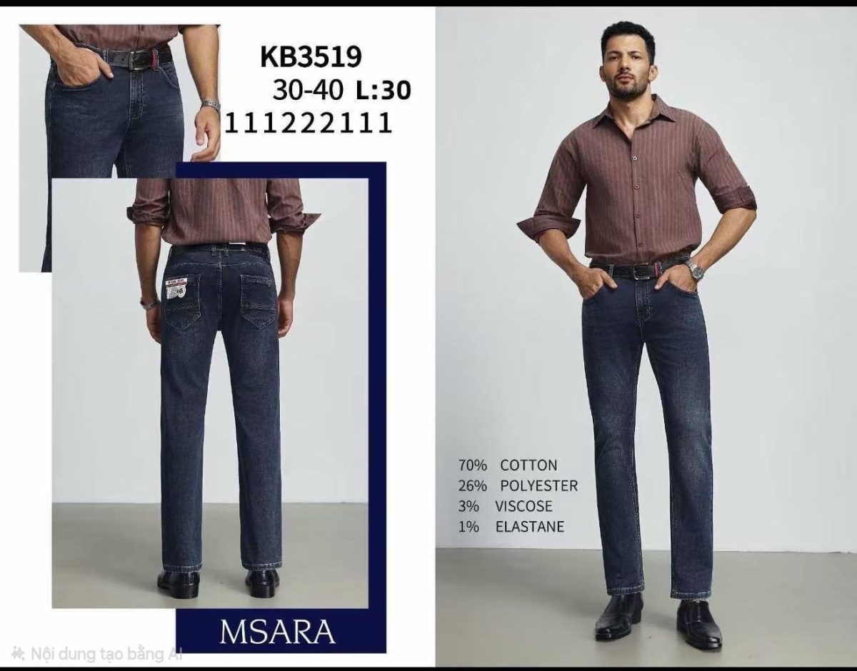 Spodnie JEANSOWE MĘSKA_size 30-40_paczka 12 szt_