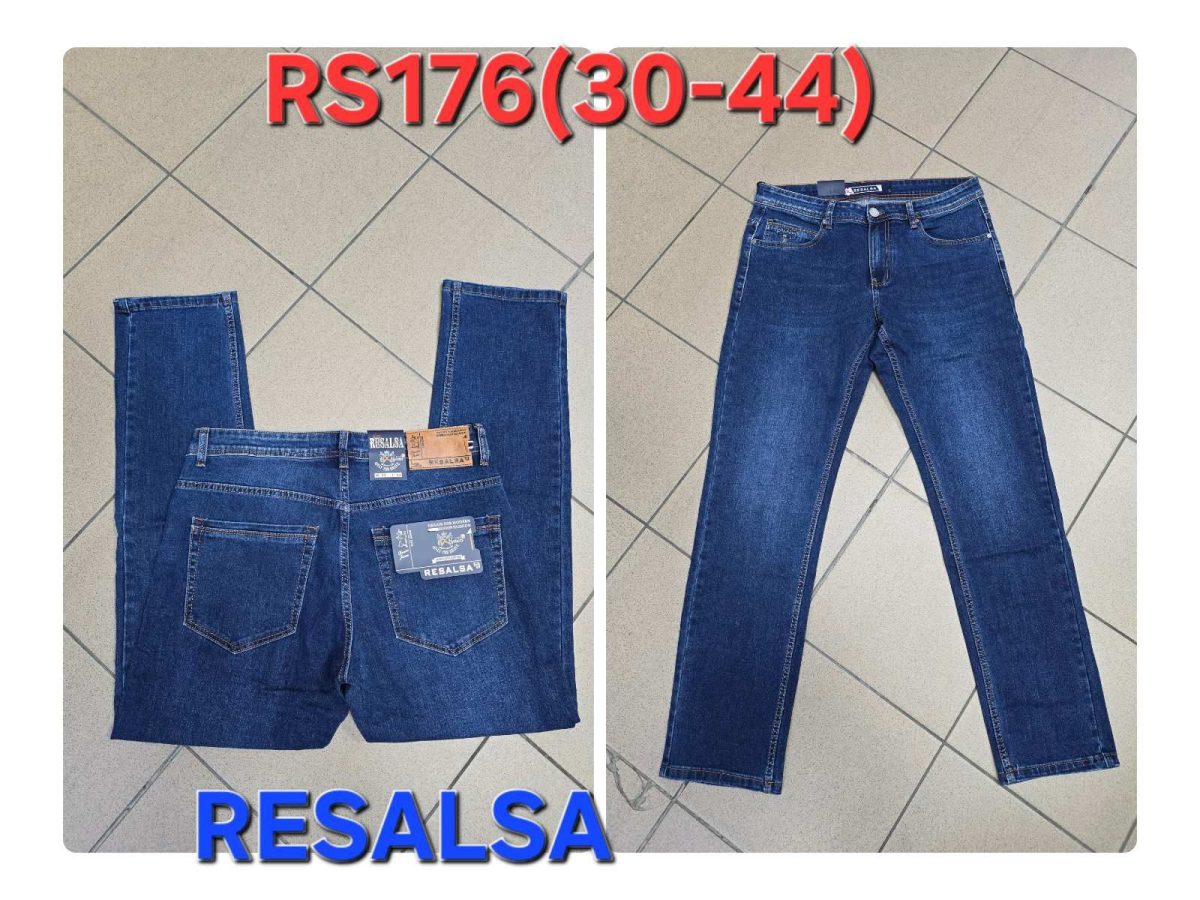 Spodnie JEANSOWE resalsa MĘSKA_size 30-44_paczka 10 szt_