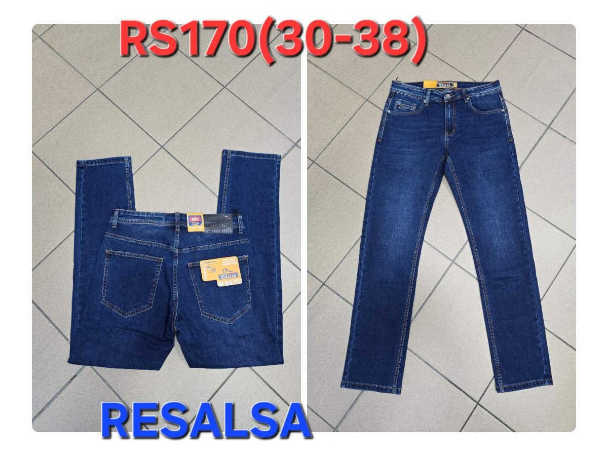 Spodnie JEANSOWE resalsa MĘSKA_size 30-38_paczka 10 szt_