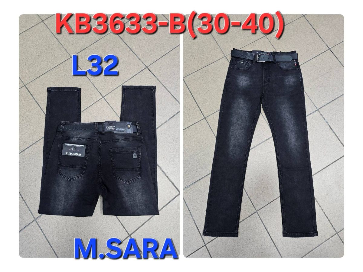 Spodnie JEANSOWE m.sara MĘSKA_size 30-40_paczka 12 szt_