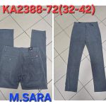 Spodnie JEANSOWE m.sara MĘSKA_size 32-42_paczka 12 szt_ 9382493