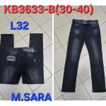 Spodnie JEANSOWE m.sara MĘSKA_size 30-40_paczka 12 szt_ 9382494