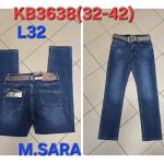 Spodnie JEANSOWE m.sara MĘSKA_size 32-42_paczka 12 szt_ 9382495