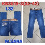 Spodnie JEANSOWE m.sara MĘSKA_size 32-42_paczka 12 szt_ 9382496