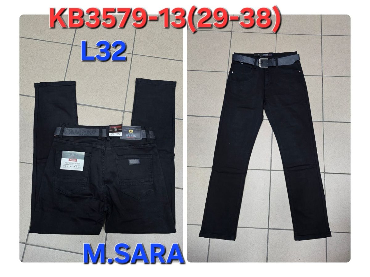Spodnie JEANSOWE m.sara MĘSKA_size 29-38_paczka 12 szt_