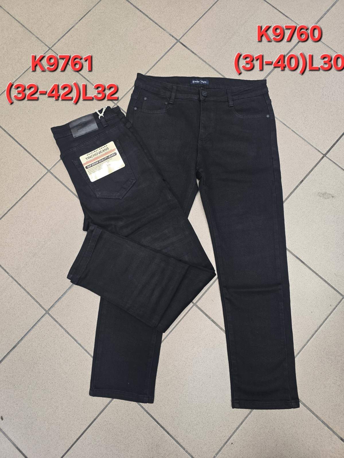 Spodnie JEANSOWE MĘSKA_size (32-42) 31-40_paczka 10 szt_ 4439199