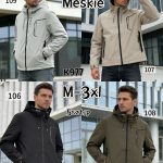 Kurtki MĘSKA_ size m-3xl _paczka 5szt _1 kolor 9470286