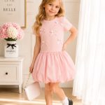 Sukienki DZIECIĘCA size 4-14 lat_ paczka 6szt _1 kolor 2625260