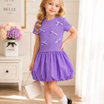 Sukienki DZIECIĘCA size 4-14 lat_ paczka 6szt _1 kolor 2625261