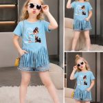 Bluzka DZIECIĘCA size 4-14 lat_ paczka 6szt _1 kolor 1396510