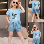 Bluzka DZIECIĘCA size 4-14 lat_ paczka 6szt _1 kolor 1396511