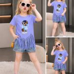 Bluzka DZIECIĘCA size 4-14 lat_ paczka 6szt _1 kolor 1396512