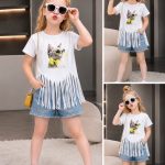 Bluzka DZIECIĘCA size 4-14 lat_ paczka 6szt _1 kolor 1396517