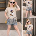 Bluzka DZIECIĘCA size 4-14 lat_ paczka 6szt _1 kolor 1396518