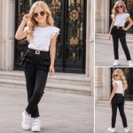 Spodnie DZIECIĘCA size 4-14 lat_ paczka 6szt _1 kolor 1396565