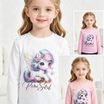 Bluzka DZIECIĘCA size 3-8 lat_ paczka 18szt _mix kolor 6663287