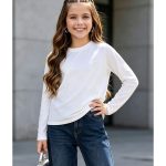 Bluzka DZIECIĘCA size 4-12 lat_ paczka 15szt _mix kolor 6663296