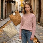 Swetry DZIECIĘCA size 4-14 lat_ paczka 18szt _mix kolor 6663334